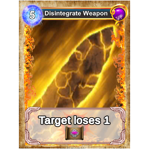 Disintegrate Weapon